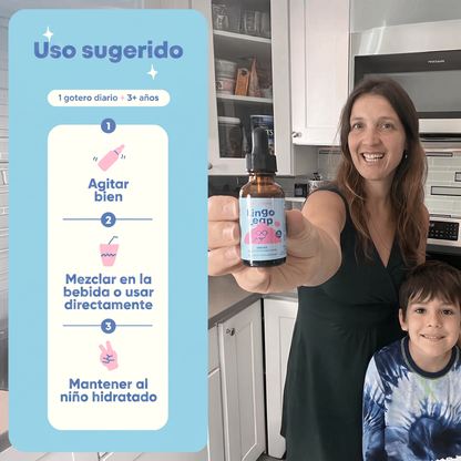 JoySpring LingoLeap - Suplemento Natural para el Habla Infantil | Más palabras, más confianza.