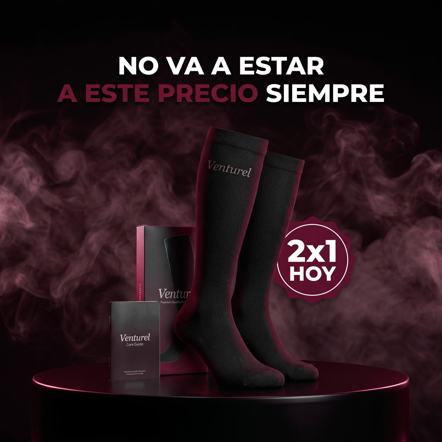 Venturel™ Calcetas de Comprensión de 15-20mmHg